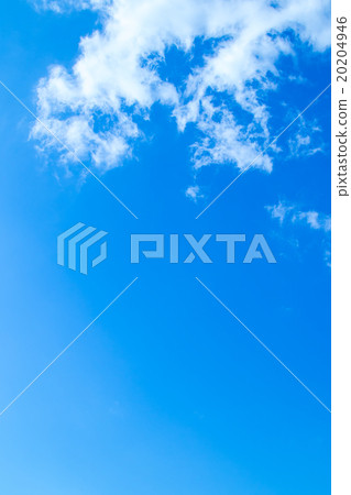 天空雲彩藍天白色雲彩綜合性背景材料照片材料 20204946