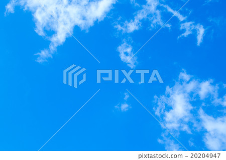 天空雲彩藍天白色雲彩綜合性背景材料照片材料 20204947