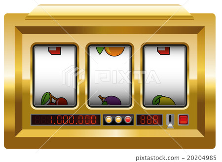 Slot Machine Blank Gold 20204985