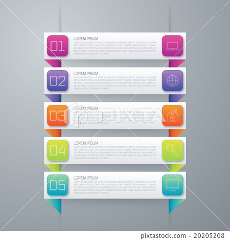 Colorful vector design for workflow layout 20205208