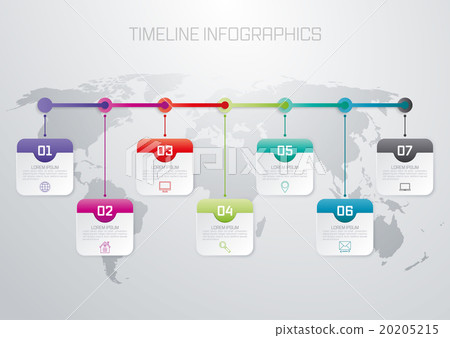 Vector illustration infographic timeline Vector illustration infographic timeline 20205215