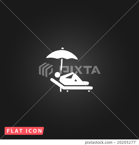 relax under an umbrella on a lounger relax under an umbrella on a lounger 20205277