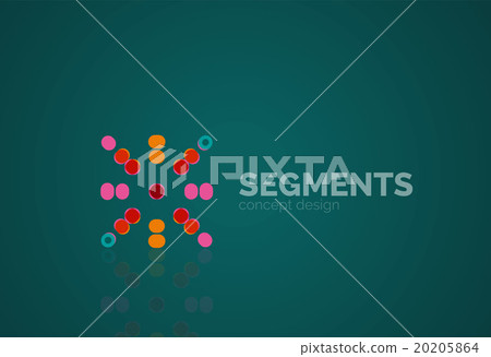 Vector outline minimal abstract geometric logo 20205864