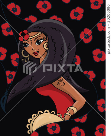 beautiful Gypsy dancer beautiful Gypsy dancer 20206090