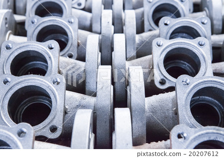 Industrial background from part of valves Industrial background from part of valves 20207612