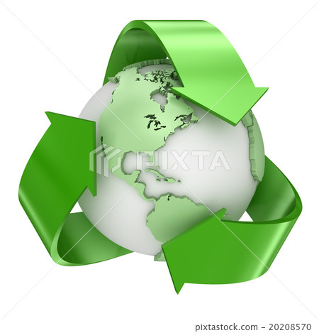Recycle earth symbol 20208570