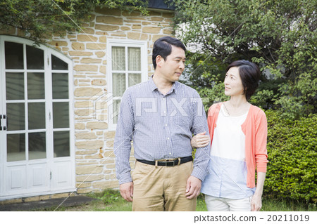 Portrait Outdoor middle couple 20211019
