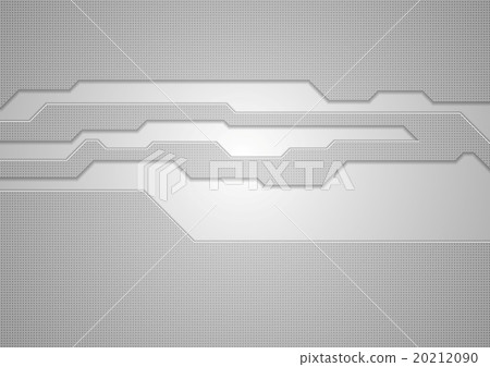 Abstract grey technology vector background - Stock Illustration ...