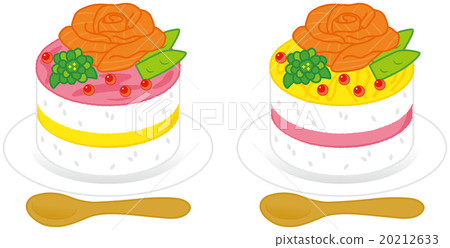 Chirashi sushi cake Chirashi sushi cake 20212633