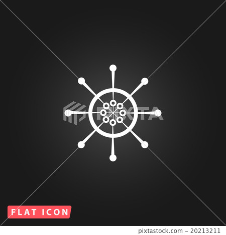 Yacht wheel symbol. Helm silhouette. Yacht wheel symbol. Helm silhouette. 20213211