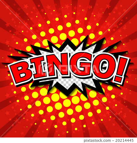 Bingo! Comic Speech Bubble, Cartoon Bingo! Comic Speech Bubble, Cartoon 20214445