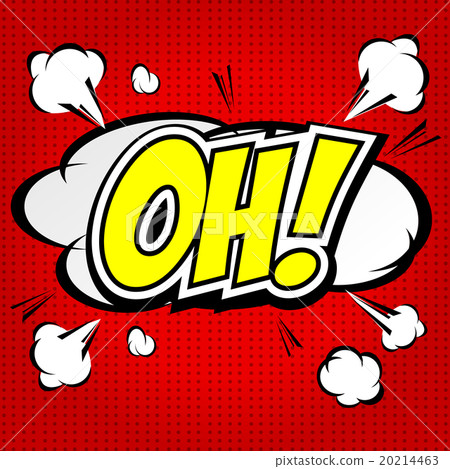 Oh! Comic Speech Bubble, Cartoon. Oh! Comic Speech Bubble, Cartoon. 20214463