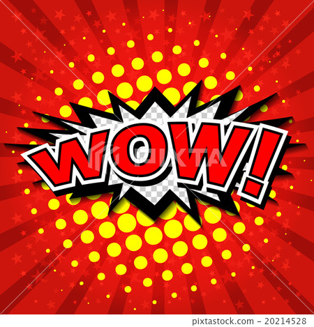 Wow! Comic Speech Bubble, Cartoon Wow! Comic Speech Bubble, Cartoon 20214528