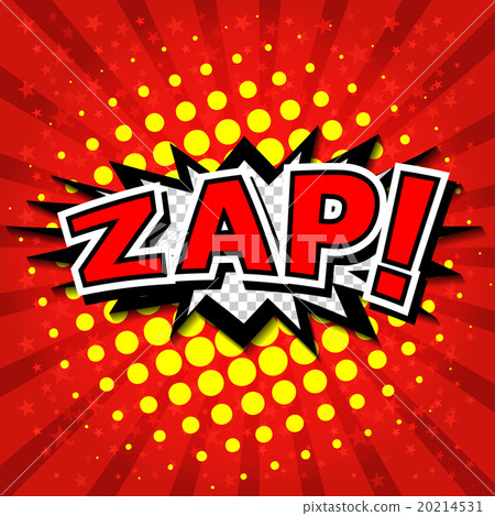 Zap! - Comic Speech Bubble, Cartoon  20214531