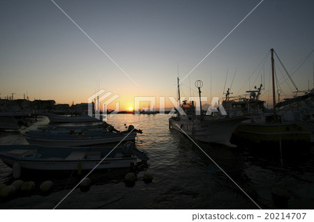 三浦半島港口的黃昏 20214707