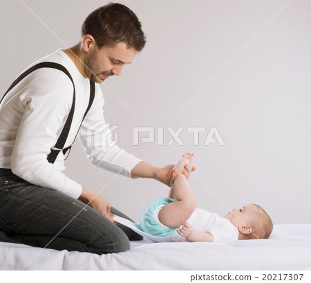 Father and baby Father and baby 20217307