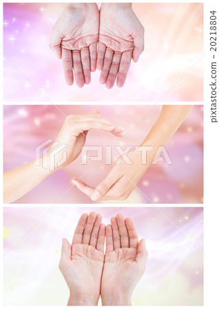 Composite image of hands showing 20218804