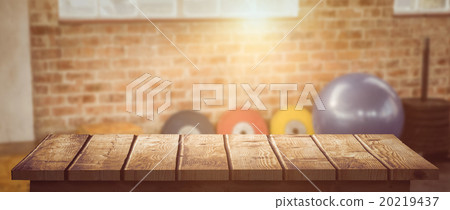 Composite image of wooden floor 20219437