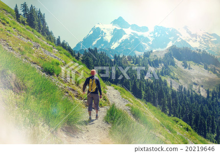 Hike in mountains Hike in mountains 20219646