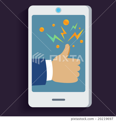 Business hand with thump up 20219697