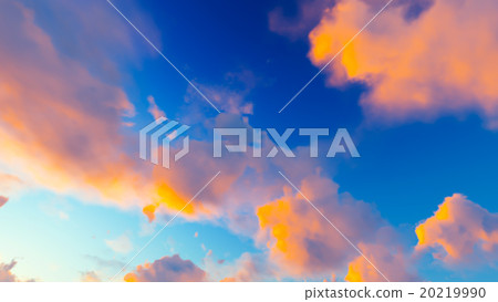 Cloudy blue sky abstract background Cloudy blue sky abstract background 20219990