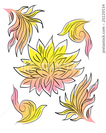 Pastel flower art 20220534