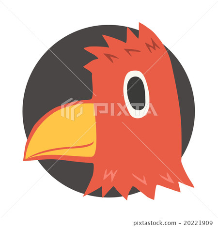 Red head of bird 20221909