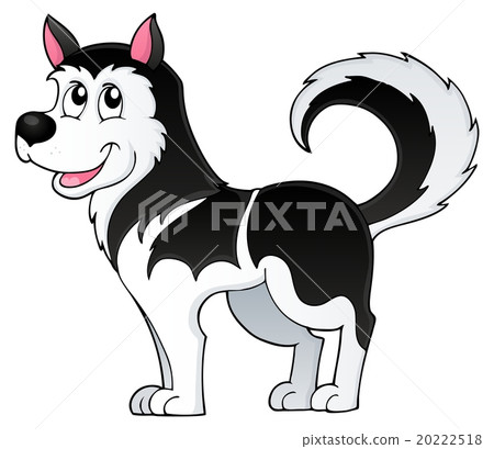 Husky dog theme image 1 20222518