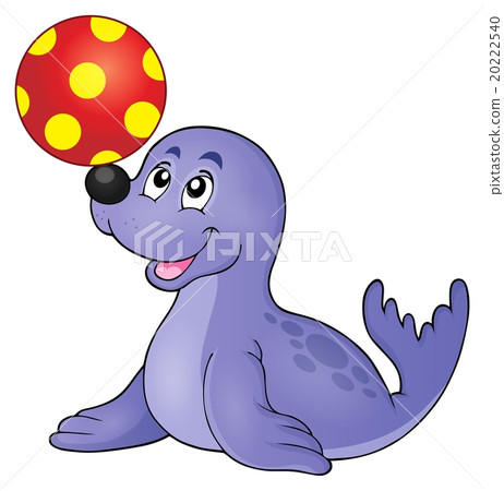 Seal playing with ball theme 1 Seal playing with ball theme 1 20222540