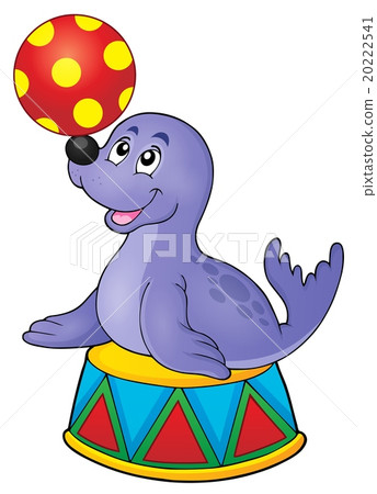 Seal playing with ball theme 2 Seal playing with ball theme 2 20222541