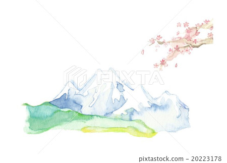 春天的satoyama，櫻花 20223178
