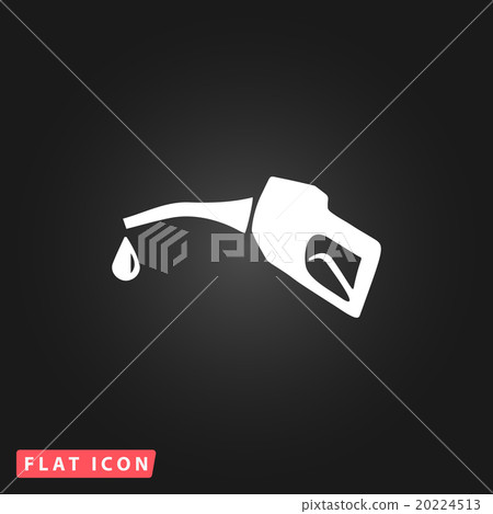 Gasoline pump nozzle sign. 20224513