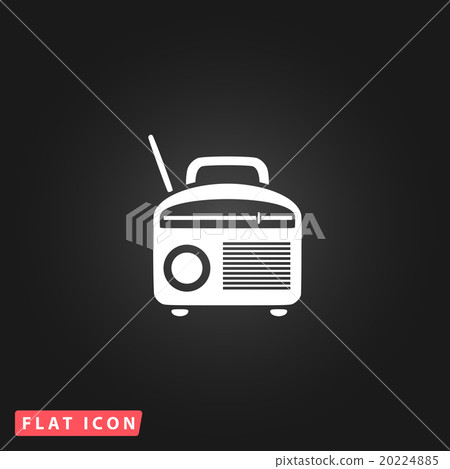 Radio  flat icon 20224885