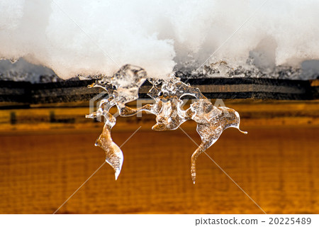 icicle on a roof icicle on a roof 20225489