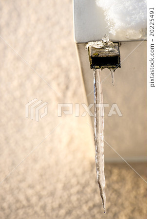 icicle on a roof icicle on a roof 20225491