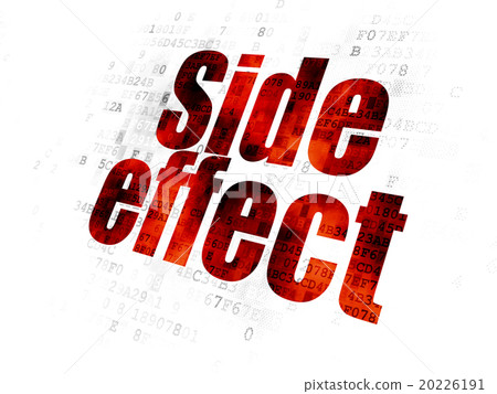 Healthcare concept: Side Effect on Digital 20226191