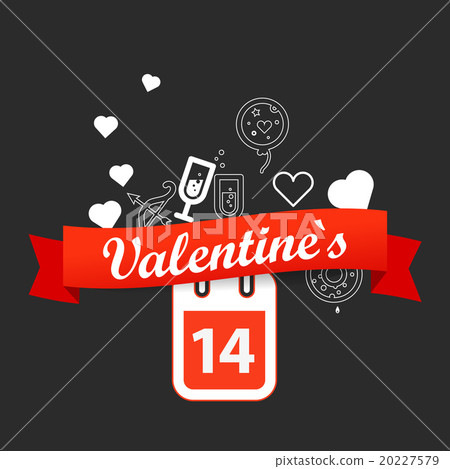 Happy valentines day greeting card Happy valentines day greeting card 20227579