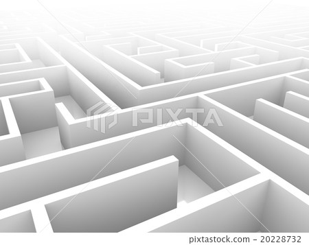 endless maze 3d illustration 20228732