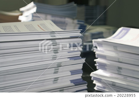 Piles of Handout Pamphlets 20228955