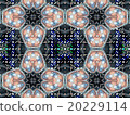 Light grey abstract kaleidoscope 20229114