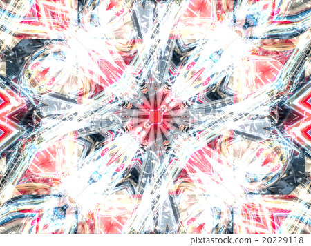 Abstract red pink pattern texture kaleidoscope 20229118