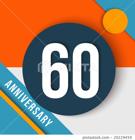 60 year anniversary material design concept 60 year anniversary material design concept 20229459