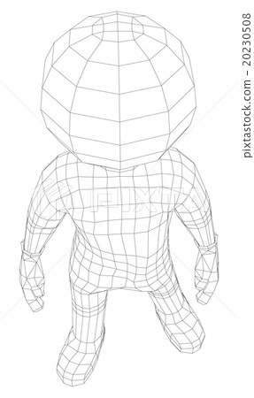 Puppet 3d man standing 20230508