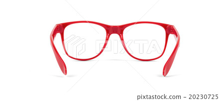 Pair of red eyeglasses 20230725