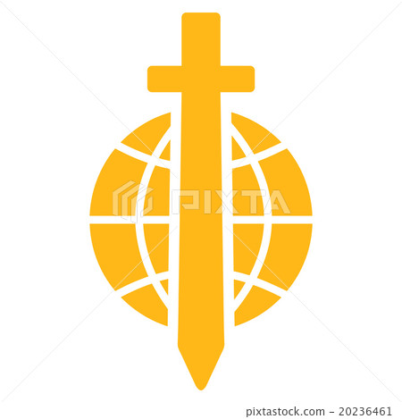 Sword Globe Icon Sword Globe Icon 20236461