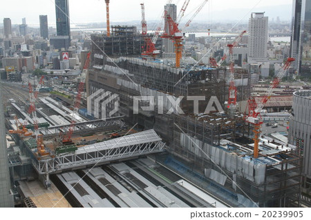Osaka station city, under construction. 20239905