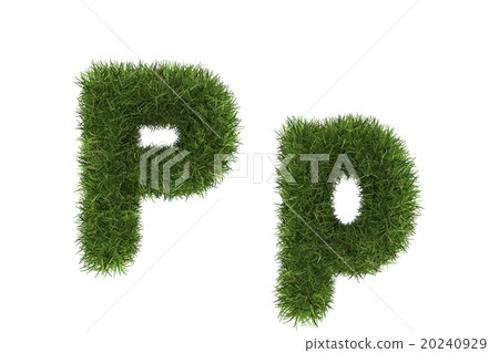 Grass letters, upper and lowercase  Grass letters, upper and lowercase  20240929