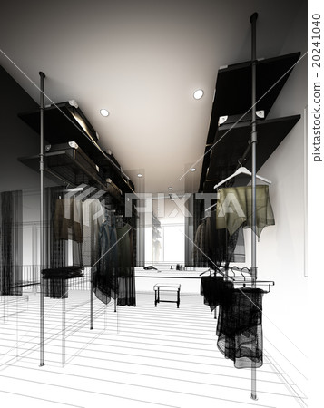 abstract sketch design of interior walk-in closet abstract sketch design of interior walk-in closet 20241040
