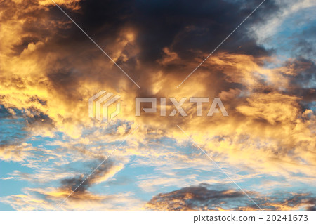 sunset with color gradient nimbus clouds sunset with color gradient nimbus clouds 20241673