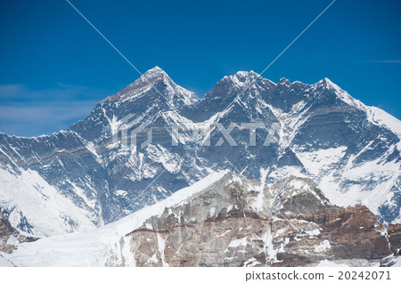 Mt. Everest from Mera peak high camp, Neapl Mt. Everest from Mera peak high camp, Neapl 20242071